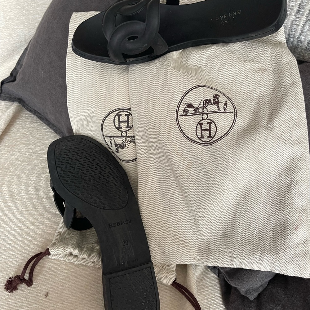 Hermès slippers - vegan - size 39 EU